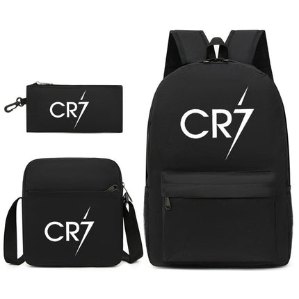 Mochila + Estuche + Lonchera Cristiano Ronaldo