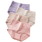Kit 4 Braguitas Plus Size Beauty Algodón