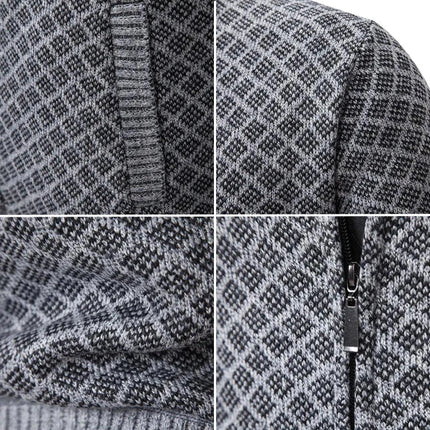 Chaqueta de punto jacquard Remy Royal