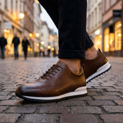 Zapatillas de piel Lucano