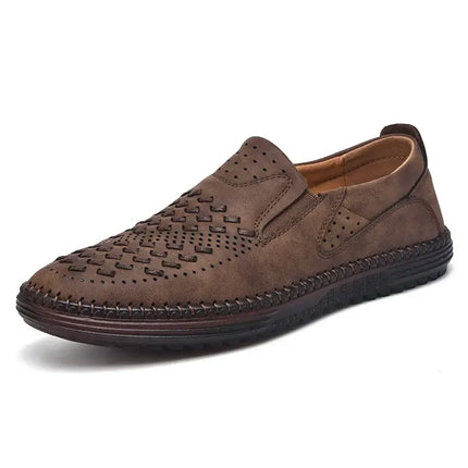 Mocasines de piel auténtica Roma
