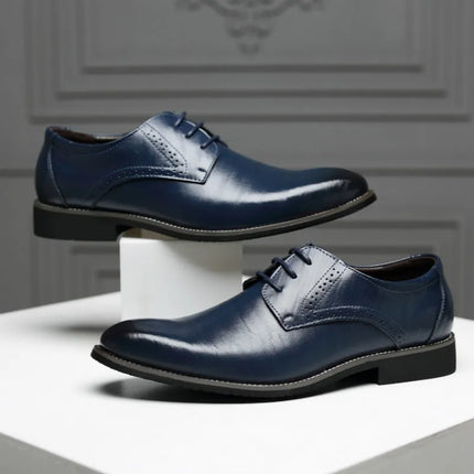 Zapatos de vestir con punta de ala Roma - Piel sintética de primera calidad