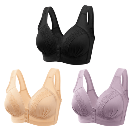 Kit Sujetador Push Up Cierre Delantero - Monalisa